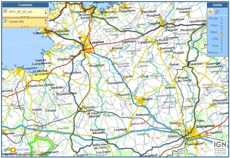 tour du Trégor Cycliste distance 150km